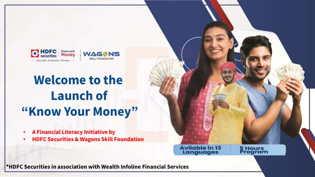 Know Your Money financial literacy programme launch artwork