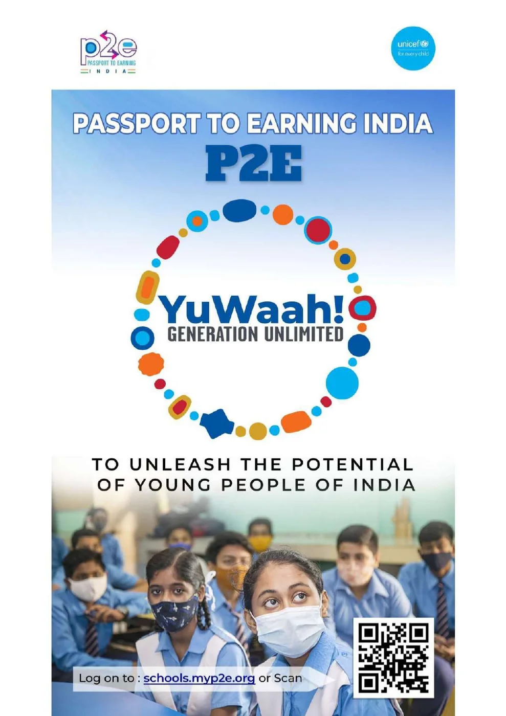 Passport to Earning India programme standee